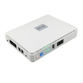 Мини-ИБП POE 15V 24V Резервная батарея 8800 мАч Источник питания Для WiFi-маршрутизатора CCTV (штепсельная вилка США)