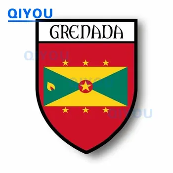 Высококачественный флаг города, Всемирный кредит Гренада, памятные автомобильные наклейки для светоотражающей ПВХ-наклейки на корпус ноутбука, чехлы для тележек 0