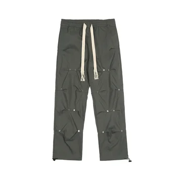 Уличная одежда, мужские мешковатые брюки-карго, широкие брюки в стиле Харадзюку, модные дизайнерские спортивные брюки в стиле хай-стрит, японский хип-хоп, винтажные брюки 1
