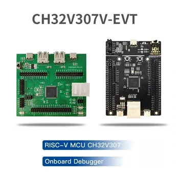 Плата разработки CH32V307 32-разрядный RISC-V core MCU USB2.0 PHY Ethernet MAC Для оценки приложений Встроенная ссылка Для загрузки Отладчика