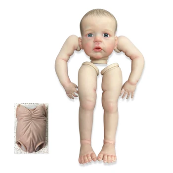 NPK 24 дюйма Размер готовой куклы Reborn Baby, уже окрашенной, Реалистичные, мягкие на ощупь, гибкие готовые детали куклы