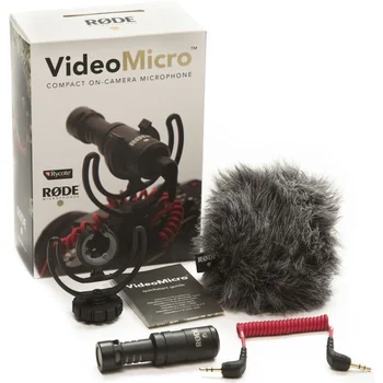 Компактный Встроенный микрофон Rode VideoMicro с амортизатором Rycote Lyre