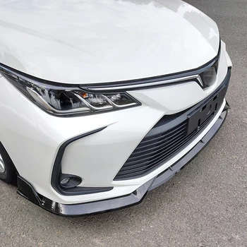 Защитная пластина для спойлера Переднего бампера, обвес для губ, декоративная полоска для Подбородка Toyota Corolla 2019-2023