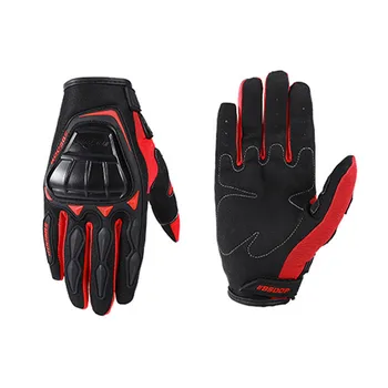 1 Пара Велосипедных перчаток с полным пальцем, мужские перчатки для защиты от падения для мотоцикла, велосипеда, электромобиля, дышащие Велосипедные перчатки