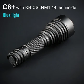 Convoy C8 Plus с KB CSLNM1.14 Синий светодиодный фонарик Lanterna Flash Light 18650 Тактический фонарь Портативный Latarka