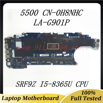 CN-0H8NHC 0H8NHC H8NHC Высококачественная Материнская плата Для ноутбука DELL 5500 Материнская плата EDC50 LA-G901P с процессором SRF9Z I5-8365U 100% Протестирована