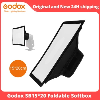 Godox SB15 *20 Универсальный рассеиватель световой вспышки 15x20 см, Складной софтбокс Для вспышки камеры