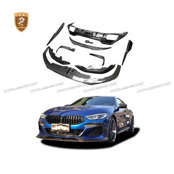 Автомобильные Аксессуары для BMW 8 Серии G14 G15 G16 2019-2021 передний диффузор из углеродного волокна, заднее крыло, AC стиль, детали кузова, украшения