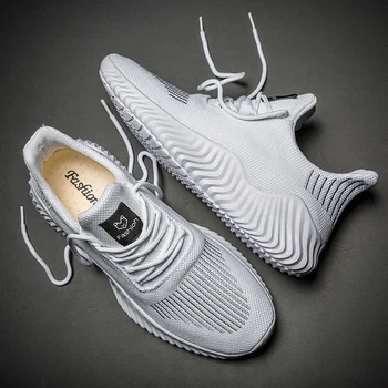 2022 Мужская обувь Zapatillas Hombre, Высококачественные Мужские кроссовки, Дышащие Белые Модные кроссовки для спортзала, повседневная легкая обувь для ходьбы, большие размеры