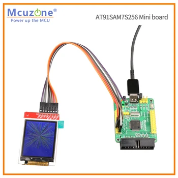 Мини-плата AT91SAM7S256 1.8 TFT LCD 120*160 (комплект для разработки ARM7) SAM7S256 7S256 2