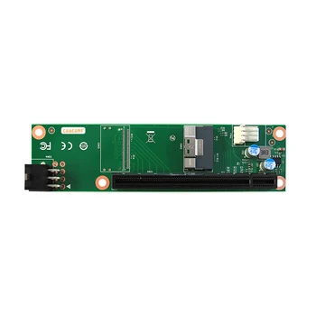Дополнительный разъем CNS41CX16I PCIe для расширения, Однопортовая внутренняя плата SlimSAS SFF8654 (x8) для подключения к плате Riser Card со слотом PCIe x16 1