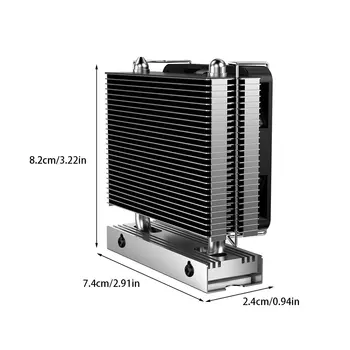 Твердотельный охлаждающий радиатор для жесткого диска с радиатором для рабочего стола 5