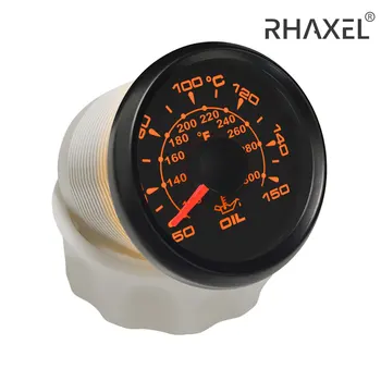 Индикатор 50-150 ℃ датчика температуры масла RAXEL 52mm для автоматической тележки с 8 цветами подсветки 9-32 В