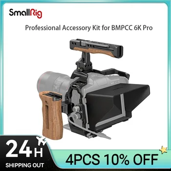 Клетка для профессиональной камеры SmallRig, полный комплект с ручкой НАТО для BMPCC 6K Pro, аксессуар 3299