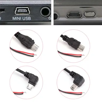 1 шт. 2 * 1.18 in Micro/Mini USB Проводное автомобильное зарядное устройство Инверторный преобразователь мощности для планшета, телефона, видеорегистратора, GPS 3