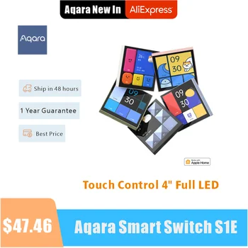 2023 Aqara Smart Switch S1E Сенсорное Управление 4 