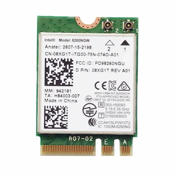 Новая сетевая карта для Intel Dual Band Wireless-AC 8260 8260NGW NGFF Card 867 Мбит/с 2,4/5 ГГц Wifi Bluetooth 4,2