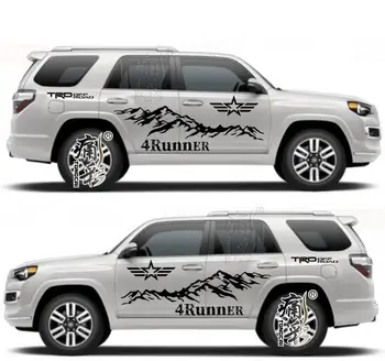 Автомобильные наклейки для Toyota 4RUNNER Модификация внешнего вида кузова модная индивидуальная специальная наклейка-пленка 4