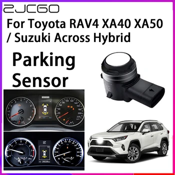 ZJCGO Комплект Парковочных Датчиков Автомобильный Парктроник С Подсветкой, Система Контроля заднего Хода, Радар для Toyota RAV4 XA40 XA50/Suzuki Across Hybrid 0