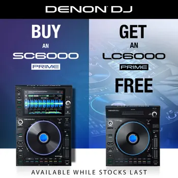 АБСОЛЮТНО НОВЫЕ МОДЕЛИ со скидкой De-non DJ SC6000 PRIME и LC6000 Prime доступны бесплатно