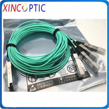 150 М 40G кабель QSFP-4xSFP + AOC, 40 Гбит/с OM3, активный оптический кабель QSFP-4X10G-AOC, совместимый с Cisco Mikrotik