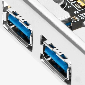 2-Портовая плата расширения USB 3.0 PCI Express (PCIe) со скоростью 5 Гбит/с, USB 3.0 Header - встроенная технология автономного питания для Windows 10 3