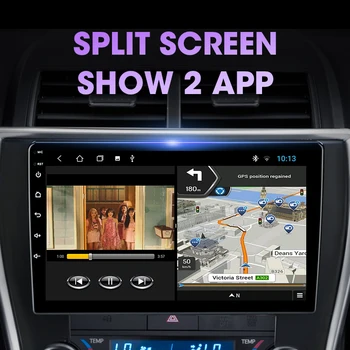 Vtopek 2din Android 11,0 Автомобильный Радиоприемник Для Toyota Camry Американской Версии V55 2015-2017 Авто Мультимедийные Плееры Навигация GPS Головное Устройство 3