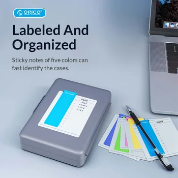 ORICO 3,5-дюймовый Ящик для защиты жесткого диска Внешний ящик для хранения жесткого диска Встроенный EVA Противоударный Защита от падения ORICO Official Store 2