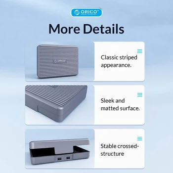 ORICO 3,5-дюймовый Ящик для защиты жесткого диска Внешний ящик для хранения жесткого диска Встроенный EVA Противоударный Защита от падения ORICO Official Store 4