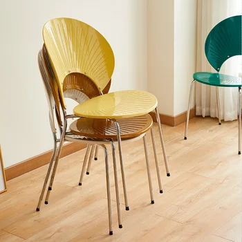 Портативные Скандинавские стулья Для гостиной, Дизайнерские современные стулья для столовой из ротанга, Эргономичная мебель для комнаты Silla Nordica MQ50KT