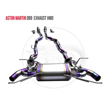 HMD Titanium Выхлопная система Performance Catback для Aston Martin, Глушитель DBS для автомобилей, Модифицированная труба с регулируемым клапаном