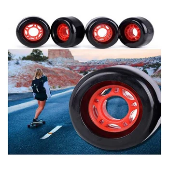 Новое 4шт суперэластичное колесо для скейтборда, прочное колесо для скейтборда, износостойкое стабильное колесо для лонгборда 70x42 мм 1