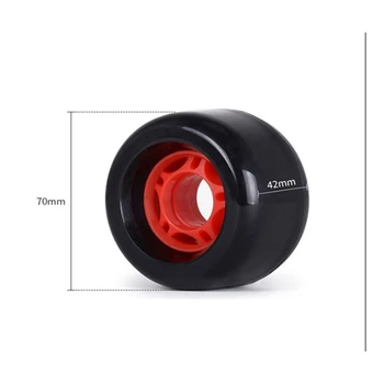 Новое 4шт суперэластичное колесо для скейтборда, прочное колесо для скейтборда, износостойкое стабильное колесо для лонгборда 70x42 мм 4