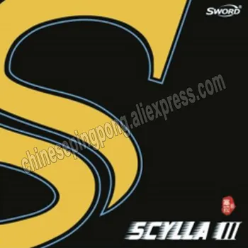Sword SCYLLA III для настольного тенниса, длинная резина в виде прыщей с губкой, резина для пинг-понга OX 0