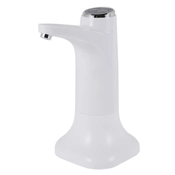 3X Электрический насос для бутылок с водой с базовым USB-диспенсером для воды Портативный автоматический водяной насос Ведро-диспенсер для бутылок белый