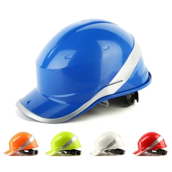 Защитный шлем, каска, Рабочая кепка, Изоляционный материал с люминофорной полосой, защитные шлемы для строительных площадок