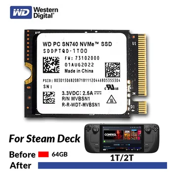 Western Digital WD SN740 2230 1 ТБ 2 ТБ NVMe 1.4 M.2 SSD PCIe 4.0 SSD-накопитель для Steam Deck ROG Ally 0