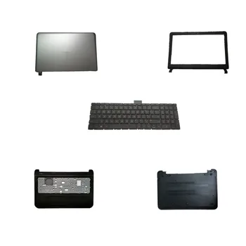 Верхний регистр клавиатуры ноутбука, верхняя задняя крышка ЖК-дисплея, нижняя крышка корпуса для HP 15-BG 15-bg000, черный, США