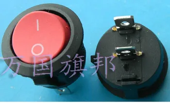 6A 250VAC 20 мм 2P поворотный переключатель/круговой переключатель с красной клавишей