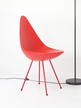 Современный обеденный стул с пластиковой спинкой, Скандинавский стул для переговоров в отеле для отдыха, Кухонная мебель, Обеденный стул с ленивой спинкой silla 1