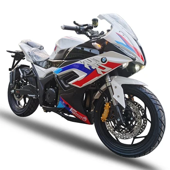 Высокоскоростной Электрический Гоночный Мотоцикл Eec Coc 10000 Вт Литиевая батарея 150 км ч