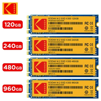 Kodak SSD 240 ГБ 480 ГБ 960 ГБ Твердотельный накопитель X300 M.2 SSD M2 2280 Внутренний жесткий диск HDD для Настольного Ноутбука Lenovo Acer Xiaomi 0