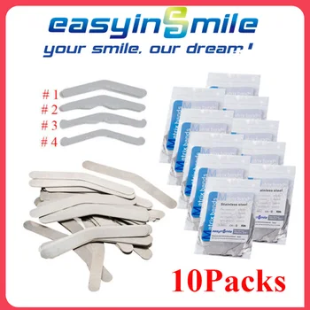 Easyinsmile 10 упаковок Стоматологических Матричных лент Tofflemire из нержавеющей Стали 0,0015 Дюйма 0,04 мм Обычные Широкие Узкие Универсальные 144 шт./пакет