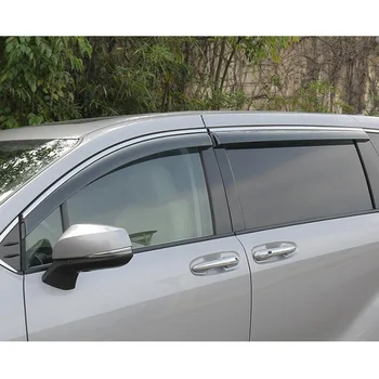 Пластиковый Оконный козырек Солнцезащитный козырек от Дождя для Toyota Sienna 2021 2022 2023 Автомобильные Аксессуары Боковой Дефлектор Протектор 4 шт. 3