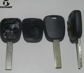 5 шт., чехол для ключей с транспондером для Citroen C2 C-Triomphe, чехол для автомобильных ключей (с пазом), лезвие HU83 0